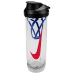 Nike Butelka do picia TR Recharge Shaker Bottle 2.0 przezroczysta/niebieska/czerwona 709ml